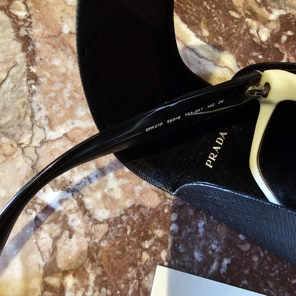 Prada Wayfarer Colorblock Sunglasses - Picture 7 of 11